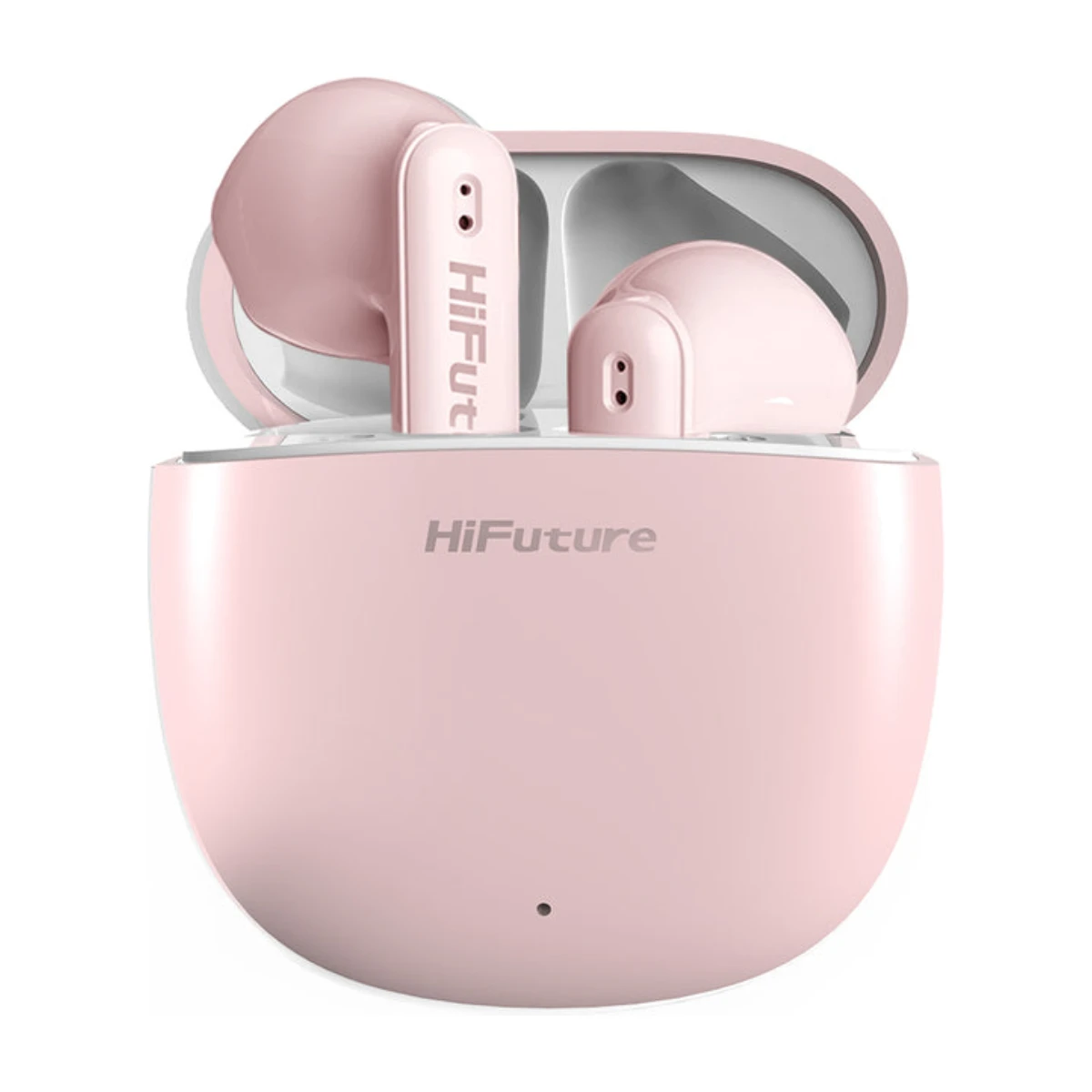 HiFuture Colorbuds2 TWS Earphones - Bluetooth 5.3, 20 Hours Playtime, IPX5 Sweatproof, ENC for Calls, Dynamic Bass - Pink | HiFuture